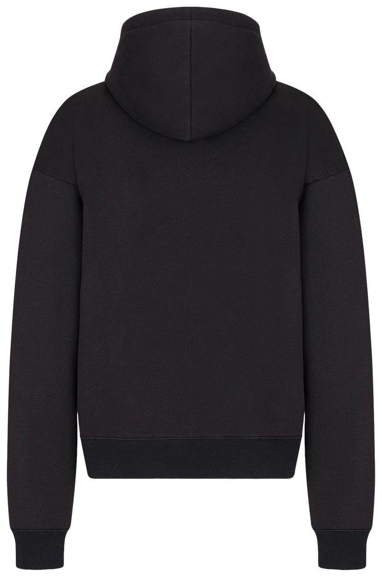 Dior x Cactus Jack Oversized Hooded Sweatshirt Black