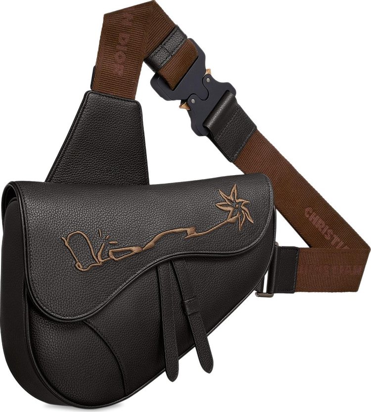 Dior x Cactus Jack Saddle Bag Black