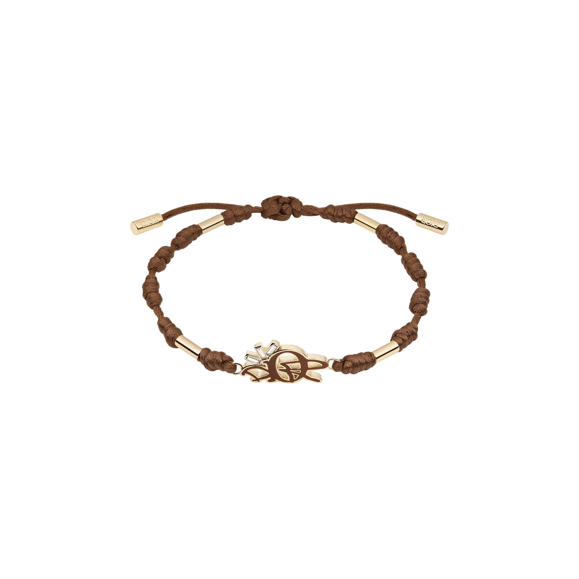 Buy Dior x Cactus Jack Bracelet 'Coffee Brown/Gold