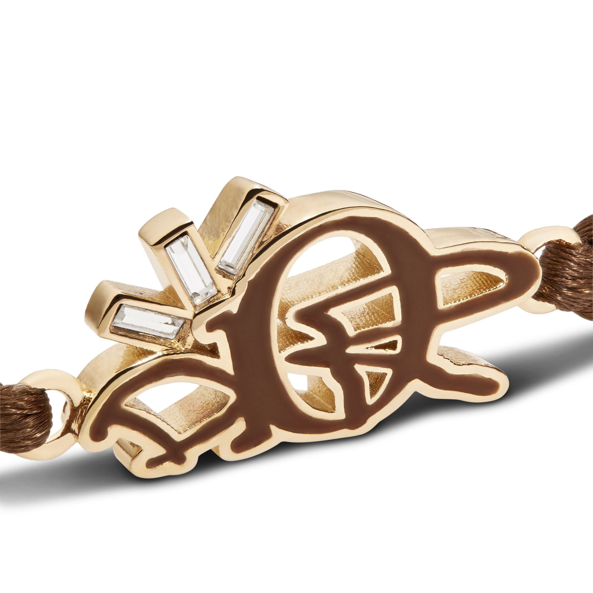 Buy Dior x Cactus Jack Bracelet 'Coffee Brown/Gold' - B1558HOMMT