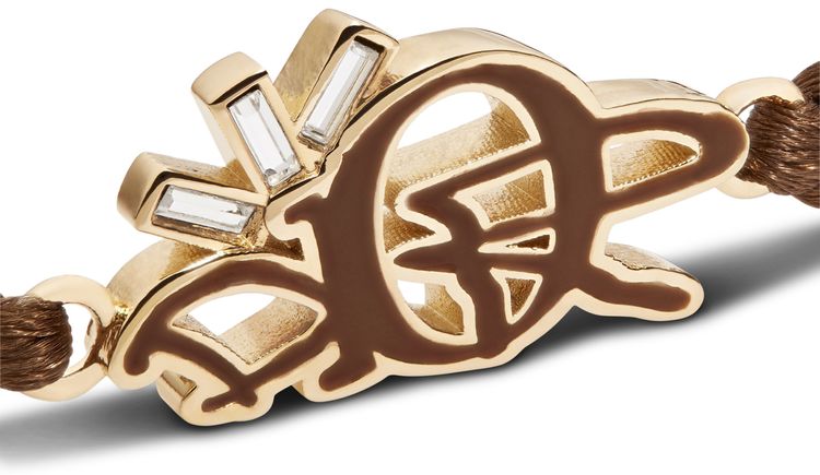 Dior x Cactus Jack Bracelet Coffee BrownGold