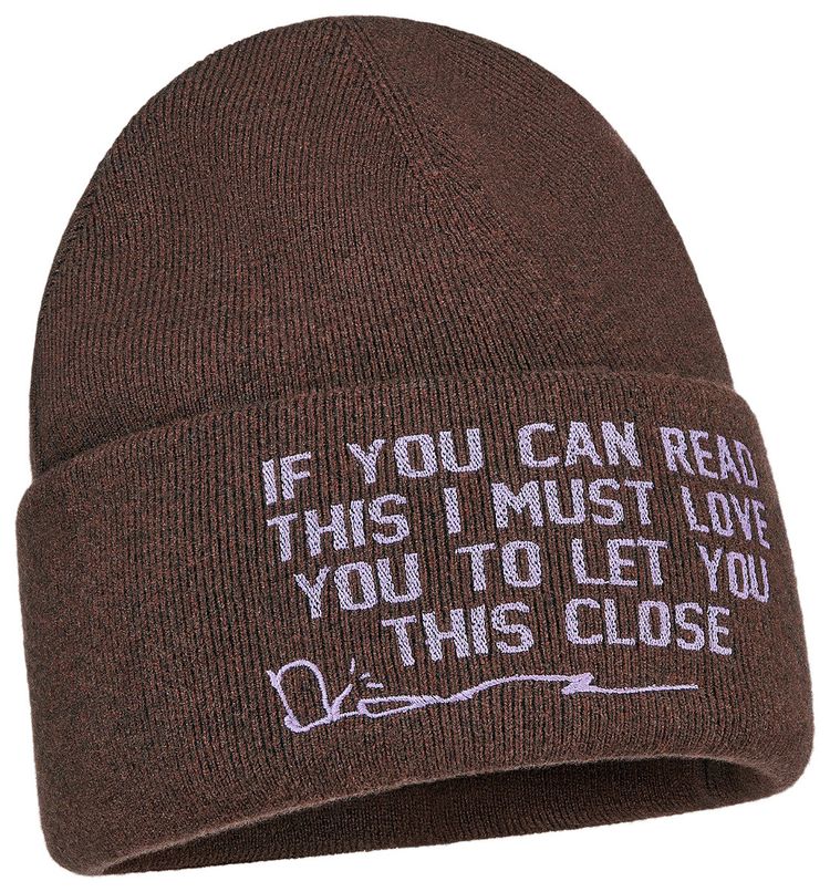 Dior x Cactus Jack Beanie Mocha Brown
