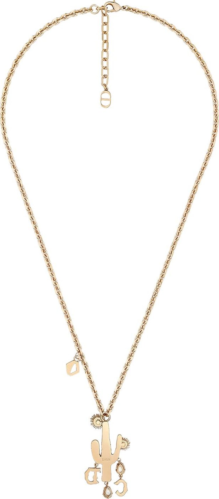 Dior x Cactus Jack Pendant Necklace 'Gold'