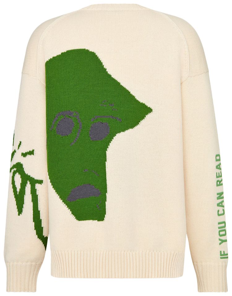 Dior x Cactus Jack Oversized Sweater Ecru