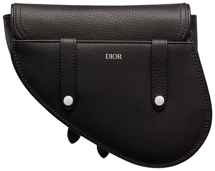 Dior x Cactus Jack Phosphorescent Motif Mini Saddle Bag Black