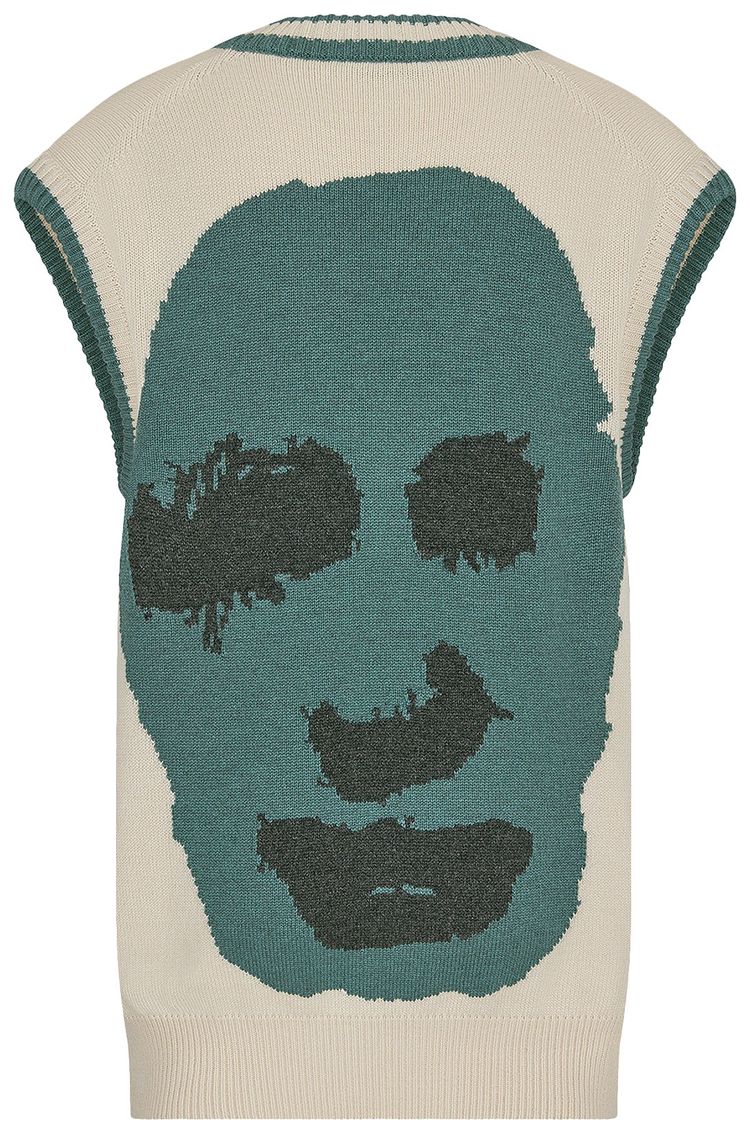 Dior x Cactus Jack Oversized Sleeveless Sweater Ecru