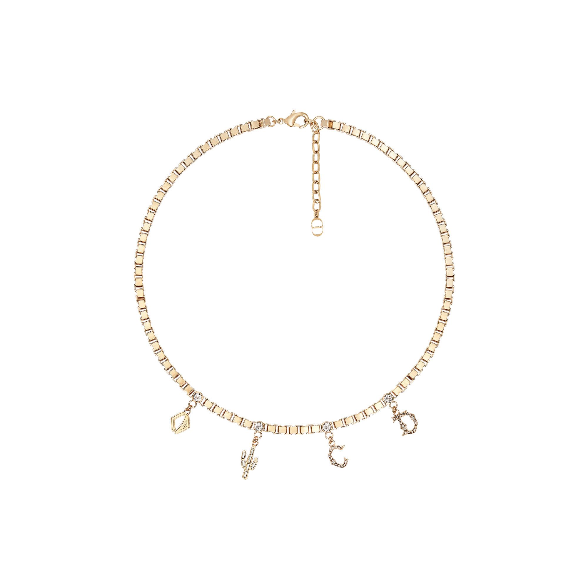 Buy Dior x Cactus Jack Necklace 'Gold' - N1633HOMMT D319 Buy Dior x Cactus Jack Necklace 'Gold' - N1633HOMMT D319