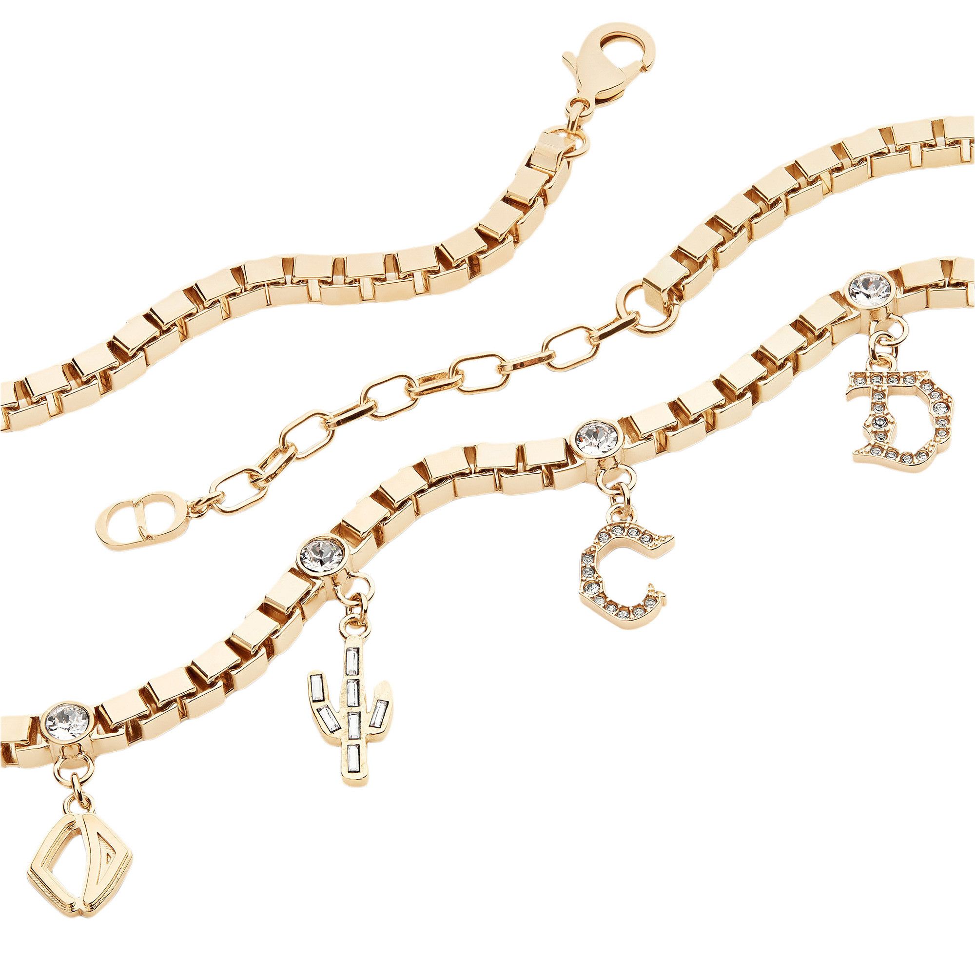 Buy Dior x Cactus Jack Necklace 'Gold' - N1633HOMMT D319 Buy Dior x Cactus Jack Necklace 'Gold' - N1633HOMMT D319