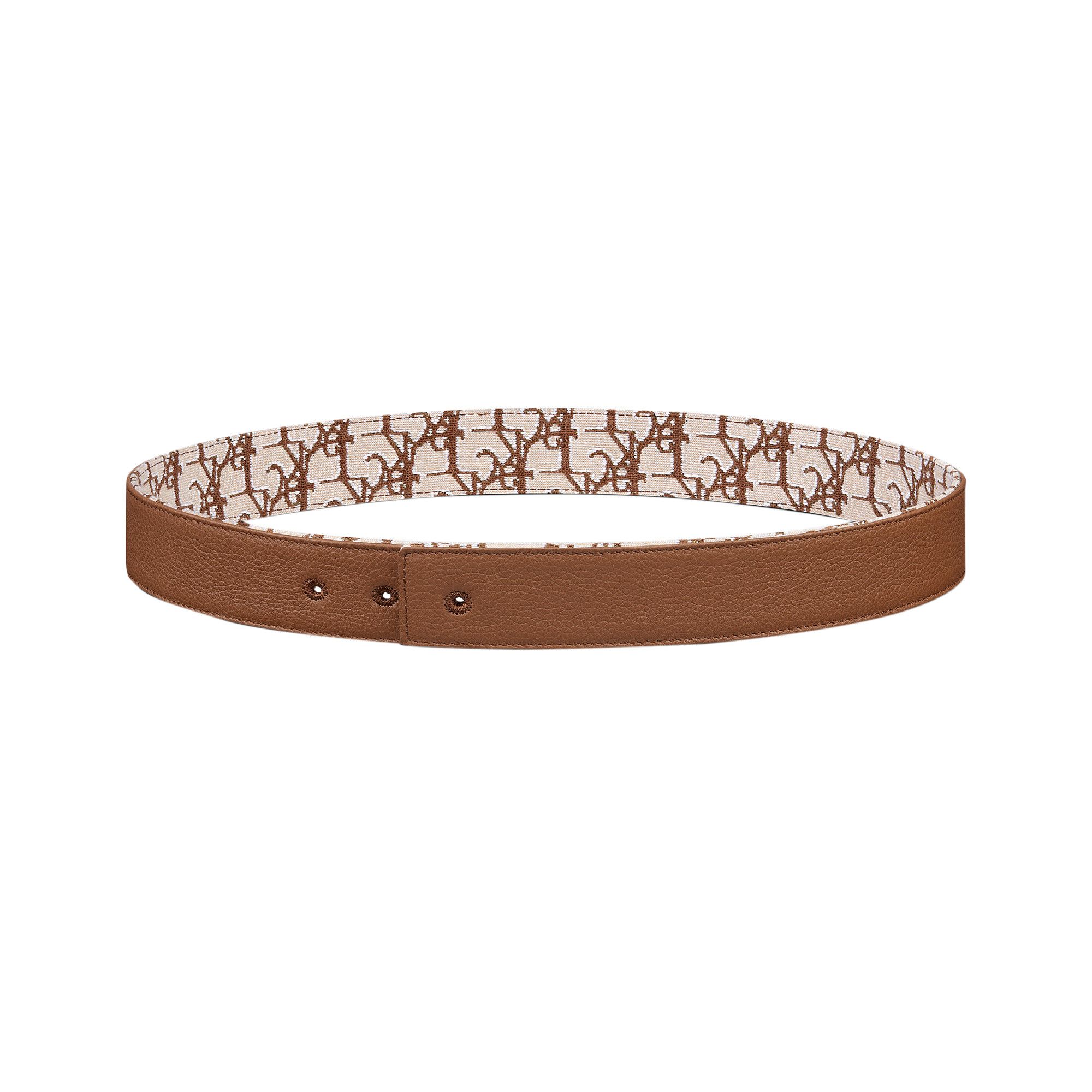 Buy Dior x Cactus Jack Oblique Jacquard Belt Strap 'Coffee/Beige