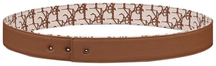 Dior x Cactus Jack Oblique Jacquard Belt Strap CoffeeBeige