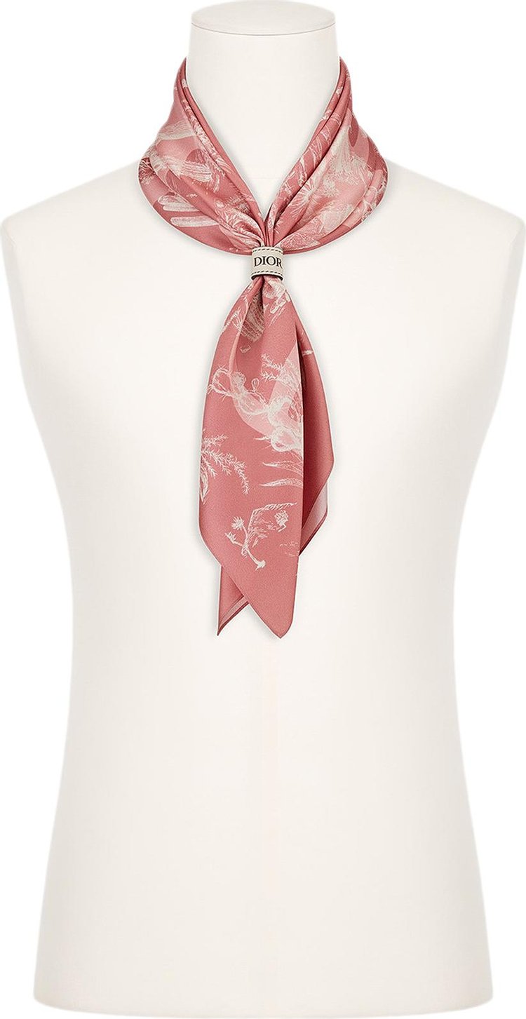 Dior x Cactus Jack Bandana 'Pink/White'