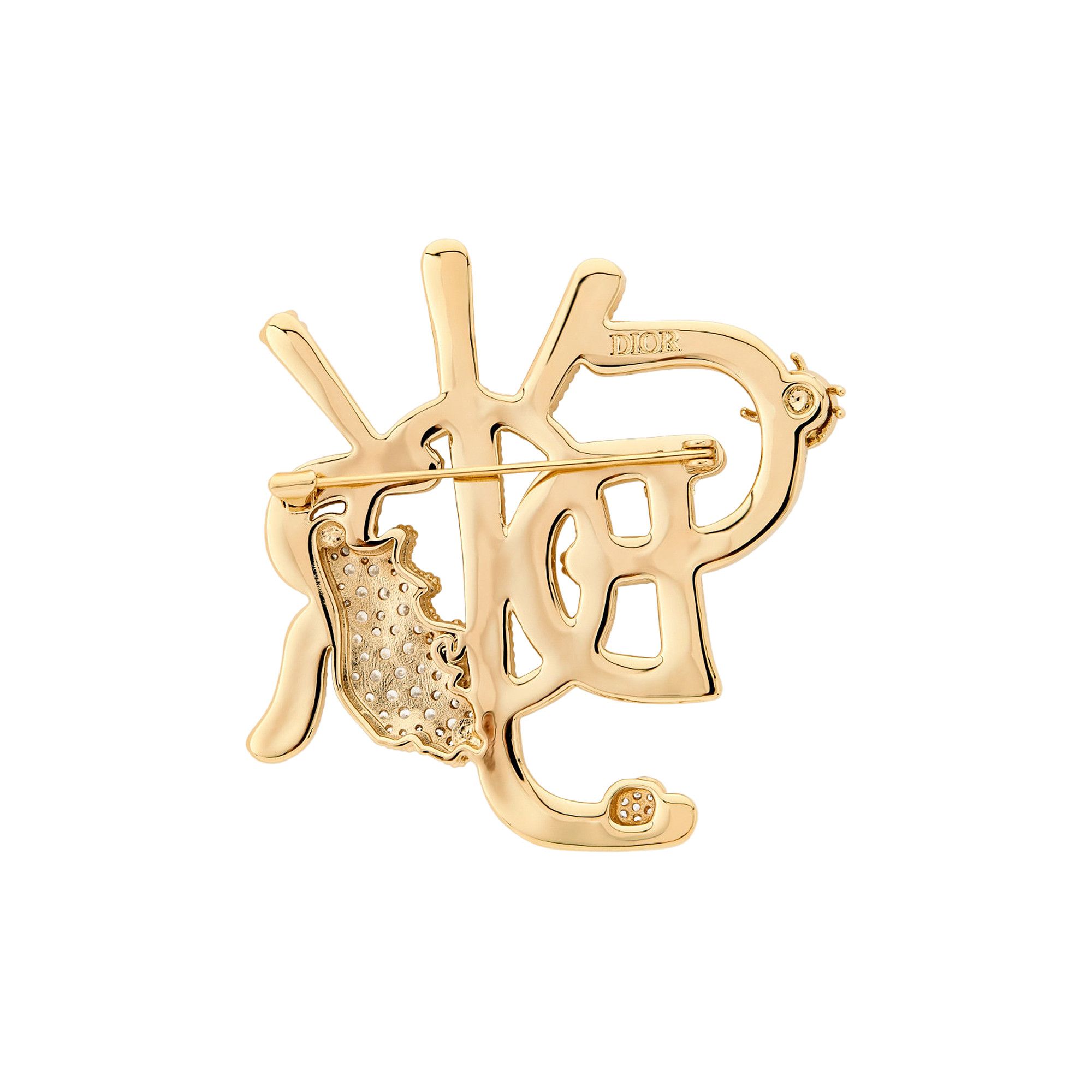 Buy Dior x Cactus Jack Brooch 'Gold' - V0891HOMMT D319 | GOAT