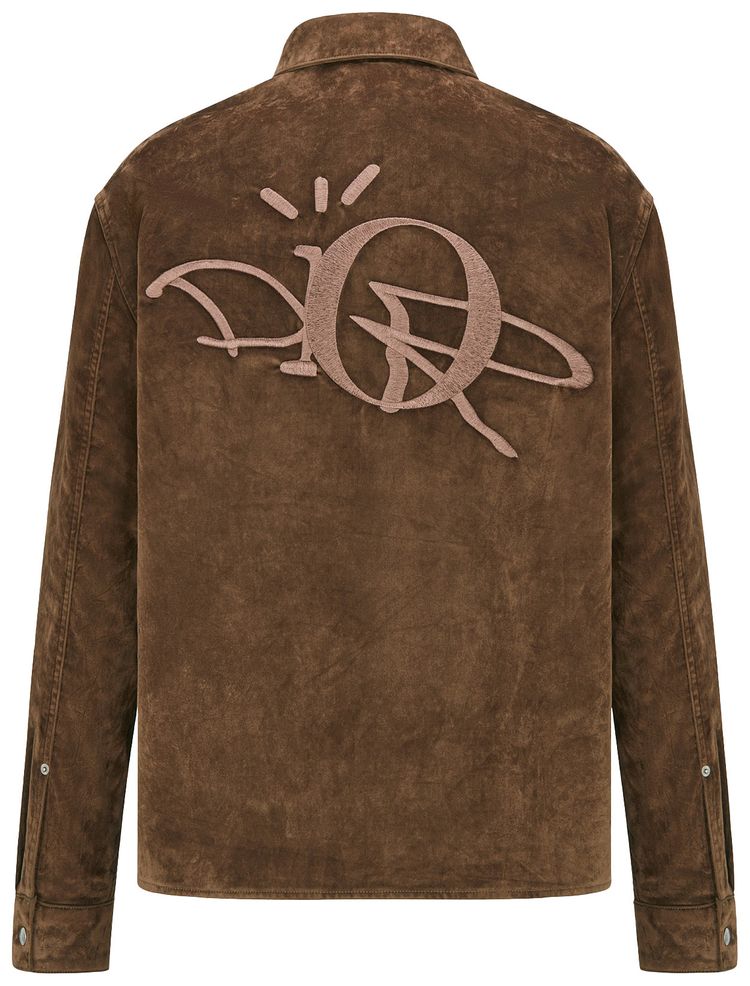 Dior x Cactus Jack Oversized Overshirt Mocha Brown