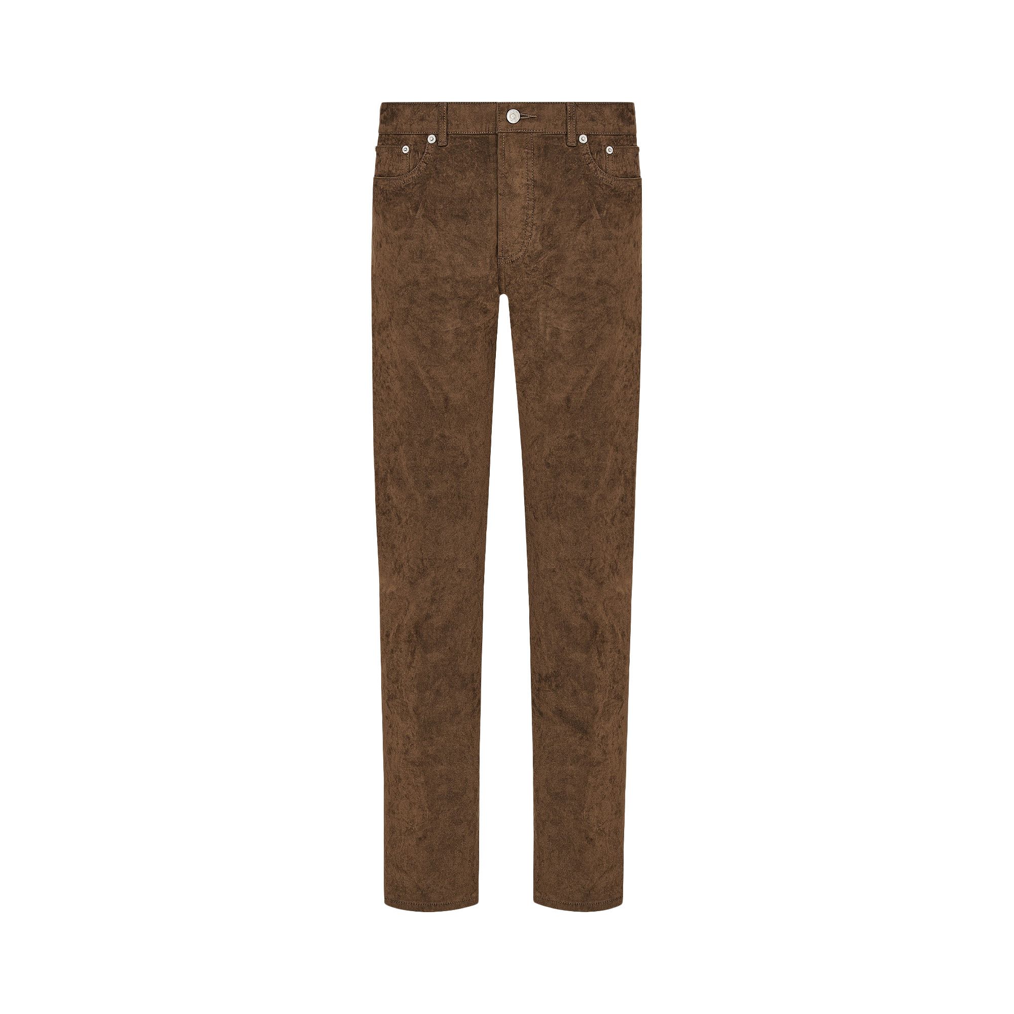 Buy Dior x Cactus Jack Slim-Fit Jeans 'Mocha Brown' - 193D011EY509