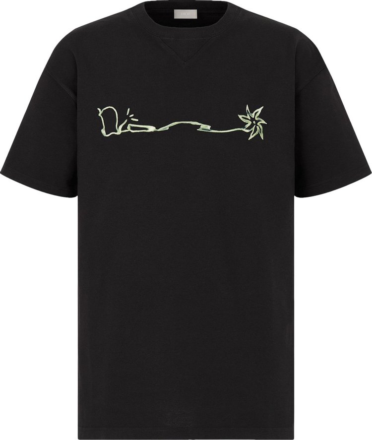 Dior x Cactus Jack Oversized T-Shirt 'Black'