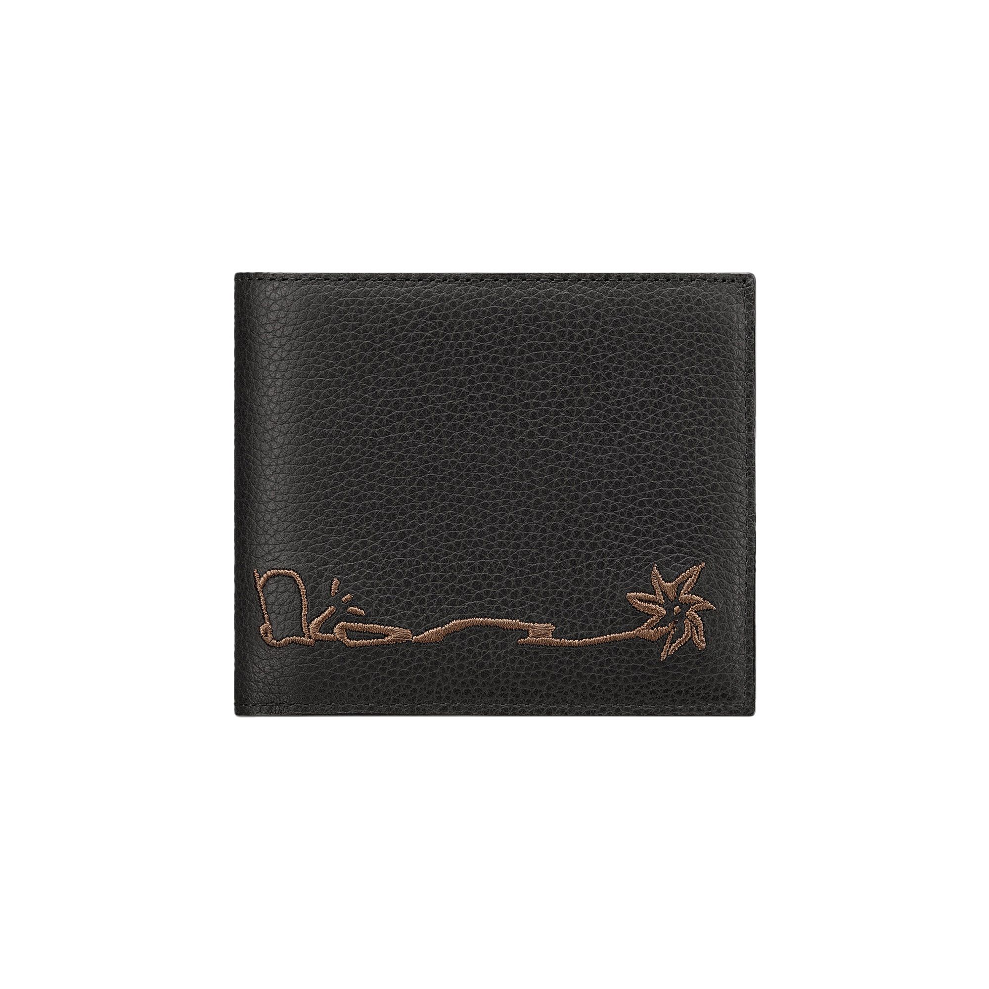 Buy Dior x Cactus Jack Compact Wallet 'Black' - 2ESBC027SOT H03E | GOAT