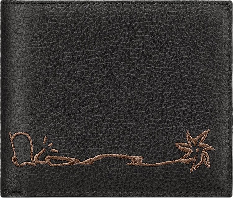 Dior x Cactus Jack Compact Wallet 'Black'