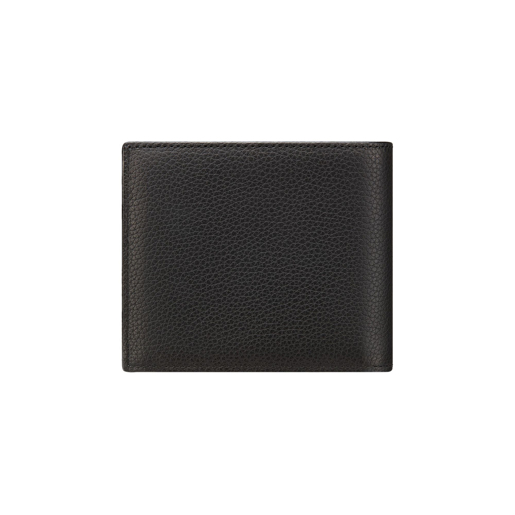 Dior x CACTUS JACK Card Holder Black in Grained Calfskin Leather - US