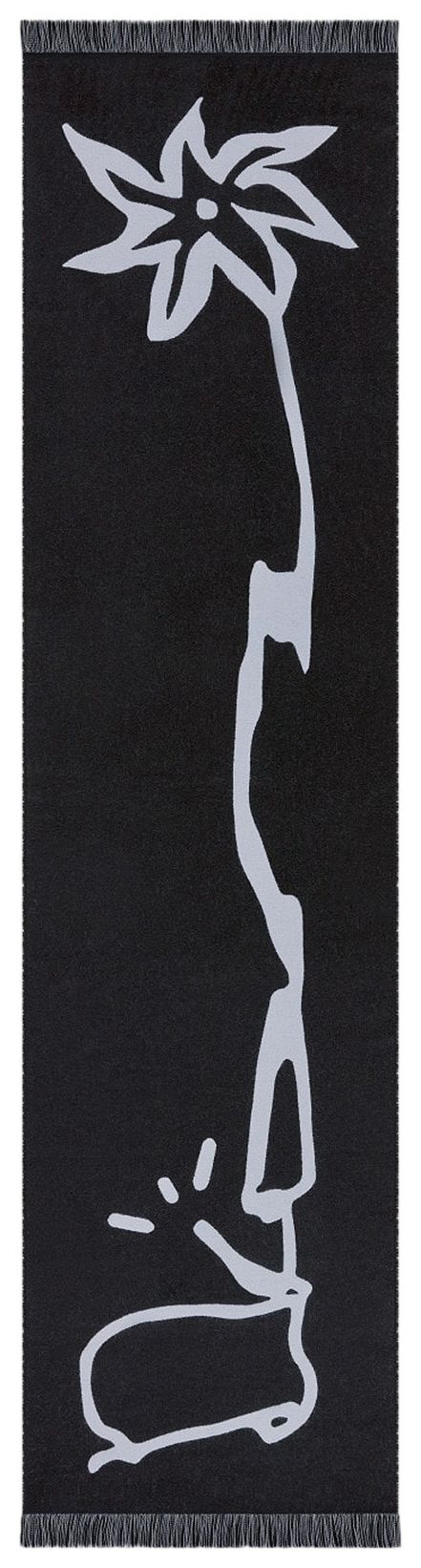 Dior x Cactus Jack Scarf BlackLight Grey