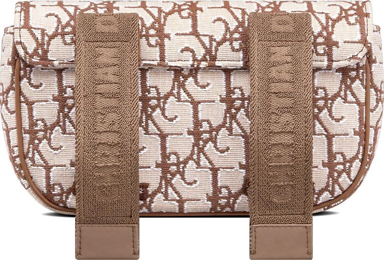 Dior x Cactus Jack Oblique Jacquard Saddle Arm Pouch Coffee