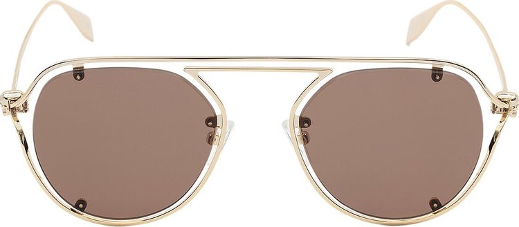 Alexander McQueen Sunglasses 'Gold'