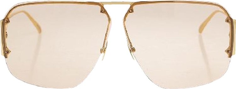 Bottega Veneta Aviator Sunglasses 'Gold'