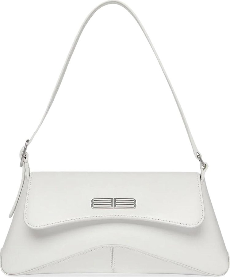 Balenciaga Flap Stret Bag 'White'