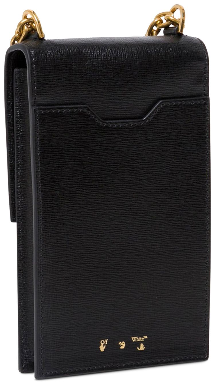 Off White Jitney Phone Holder Black