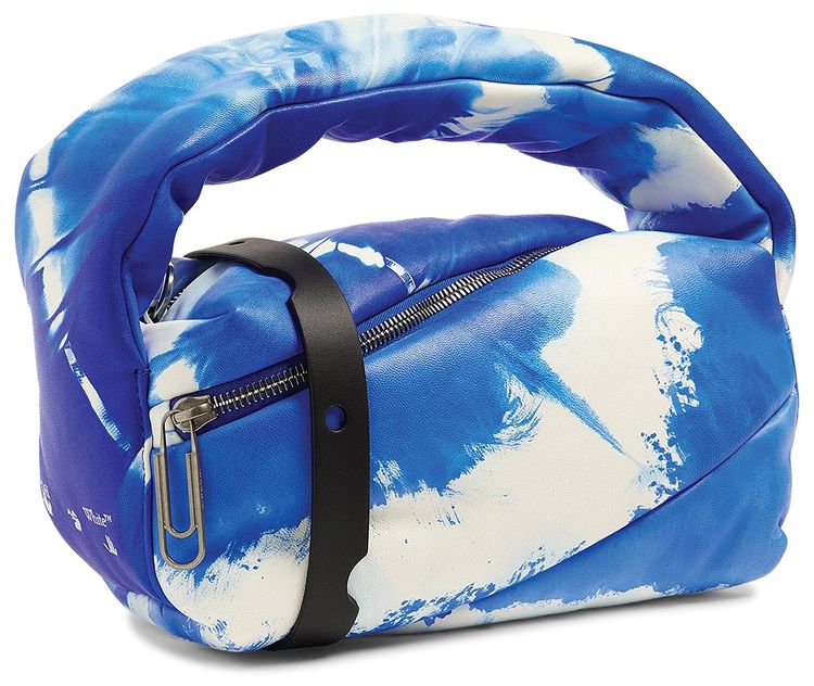 Off White Pump Pouch Blue