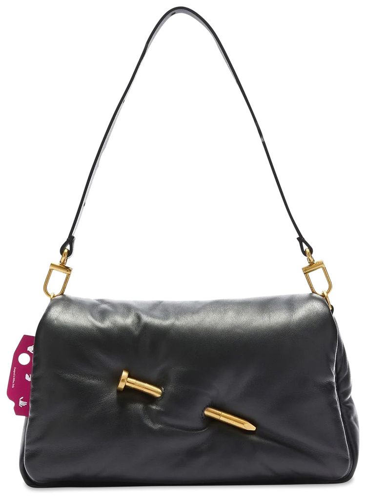 Off White Nailed Clutch 30 Black