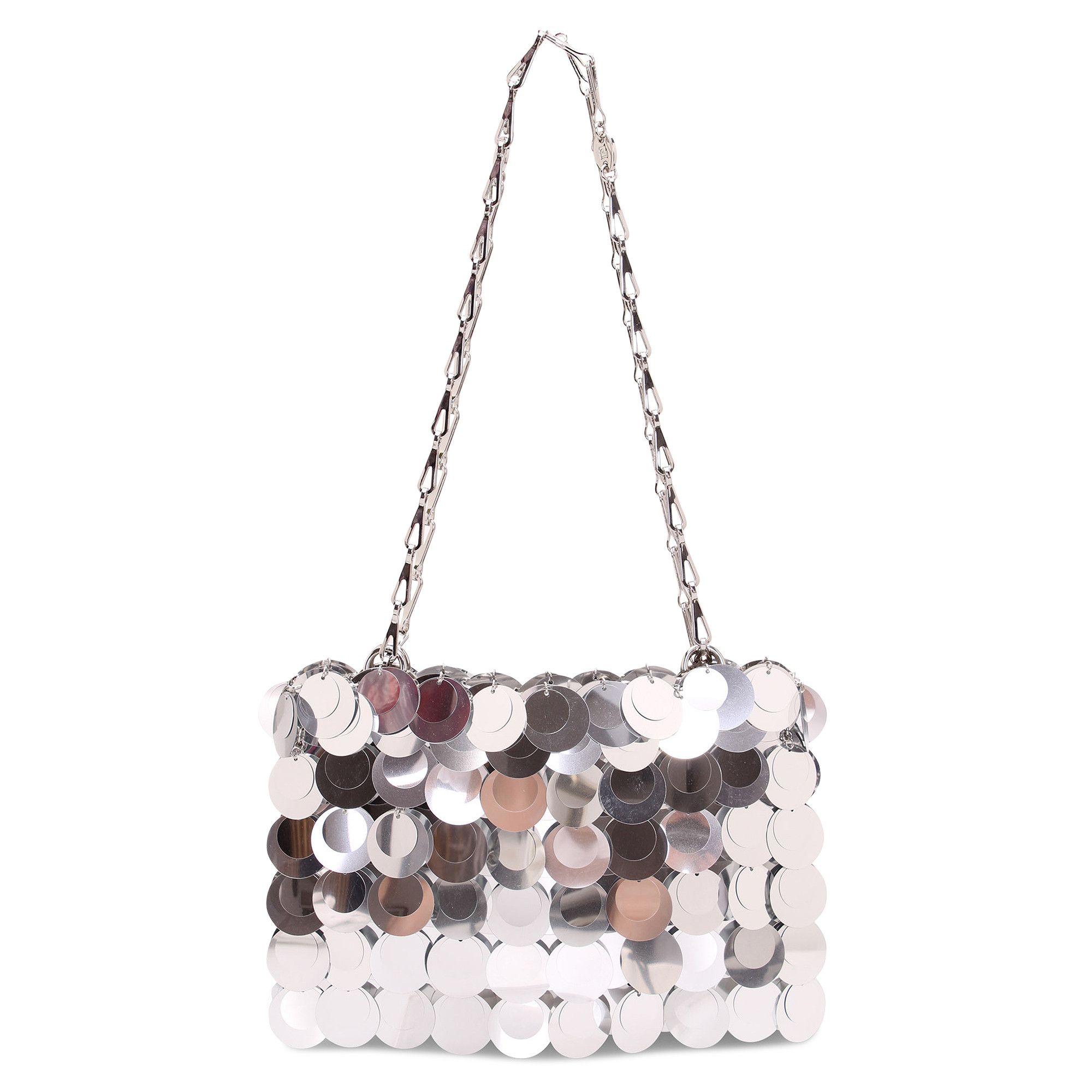 Buy Paco Rabanne Sparkle Hobo Bag 'Silver' - 22PSS0093PLX001