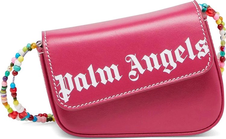 Palm Angels Mini Beads Crash Bag RaspberryWhite