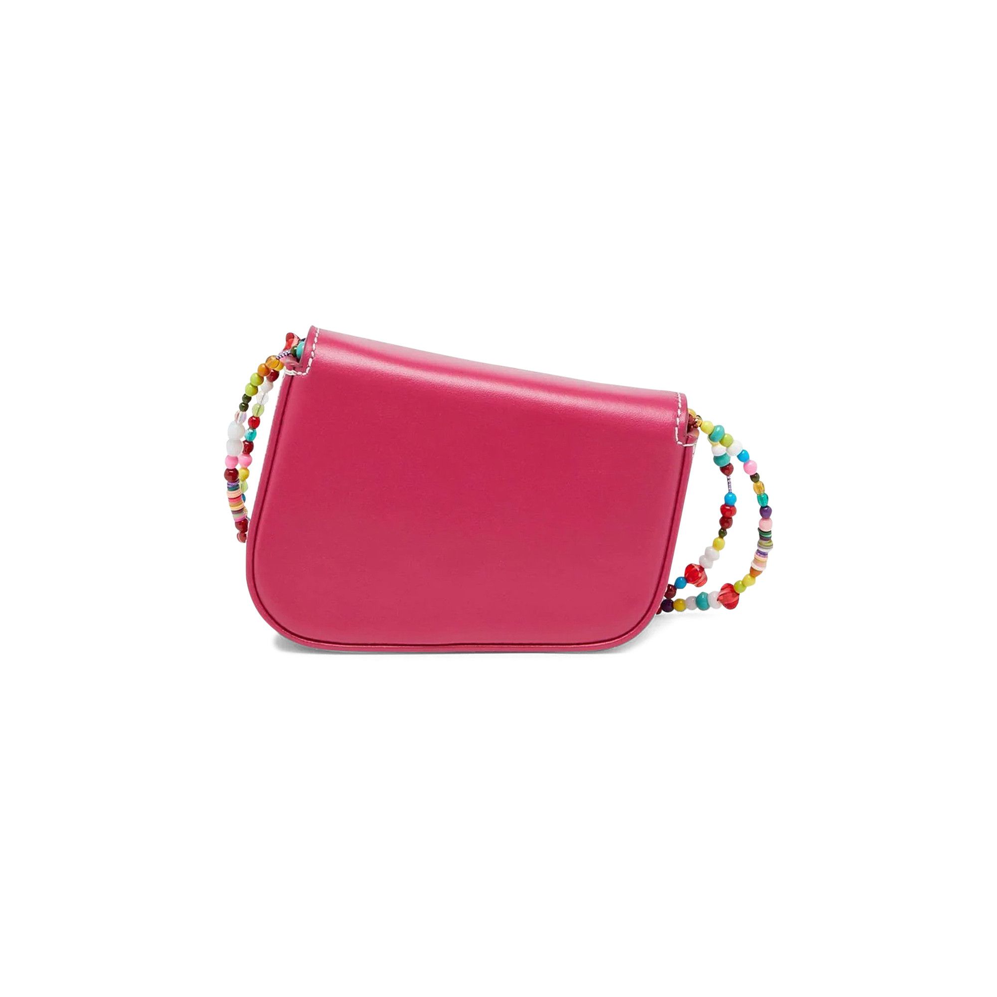 Buy Palm Angels Mini Beads Crash Bag 'Raspberry/White