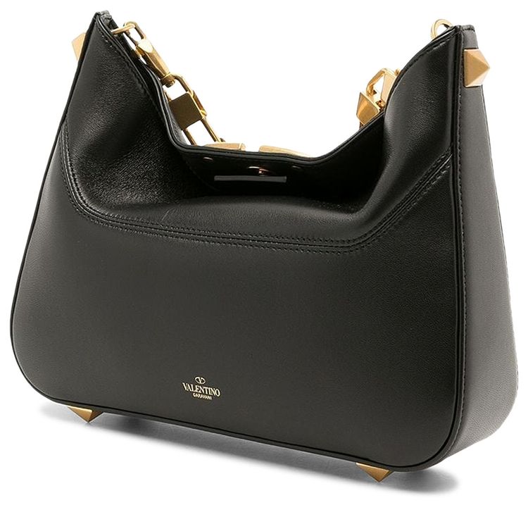 Valentino Small Hobo Bag Black