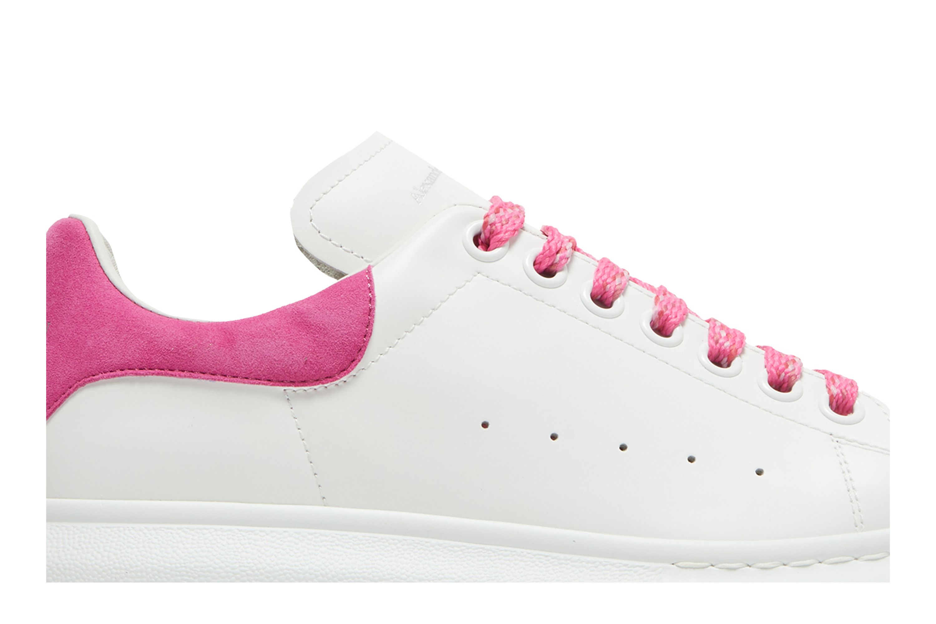 Alexander mcqueen white and pink outlet