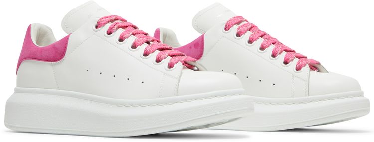 Alexander McQueen Wmns Oversized Sneaker White Hot Pink