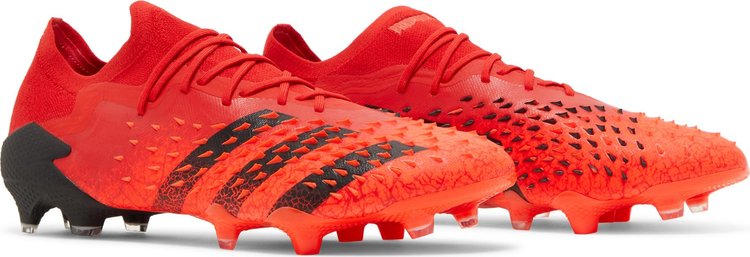 Predator Freak1 Low FG Demonskin   Solar Red