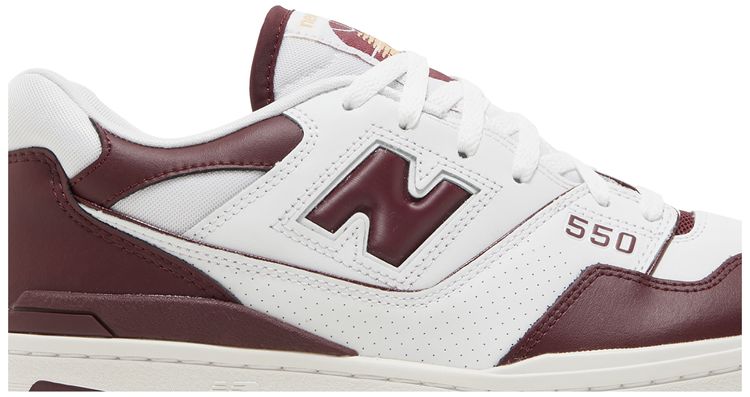 New Balance 550 White Burgundy