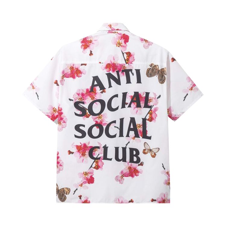 Anti Social Social Club Woody Button Up White