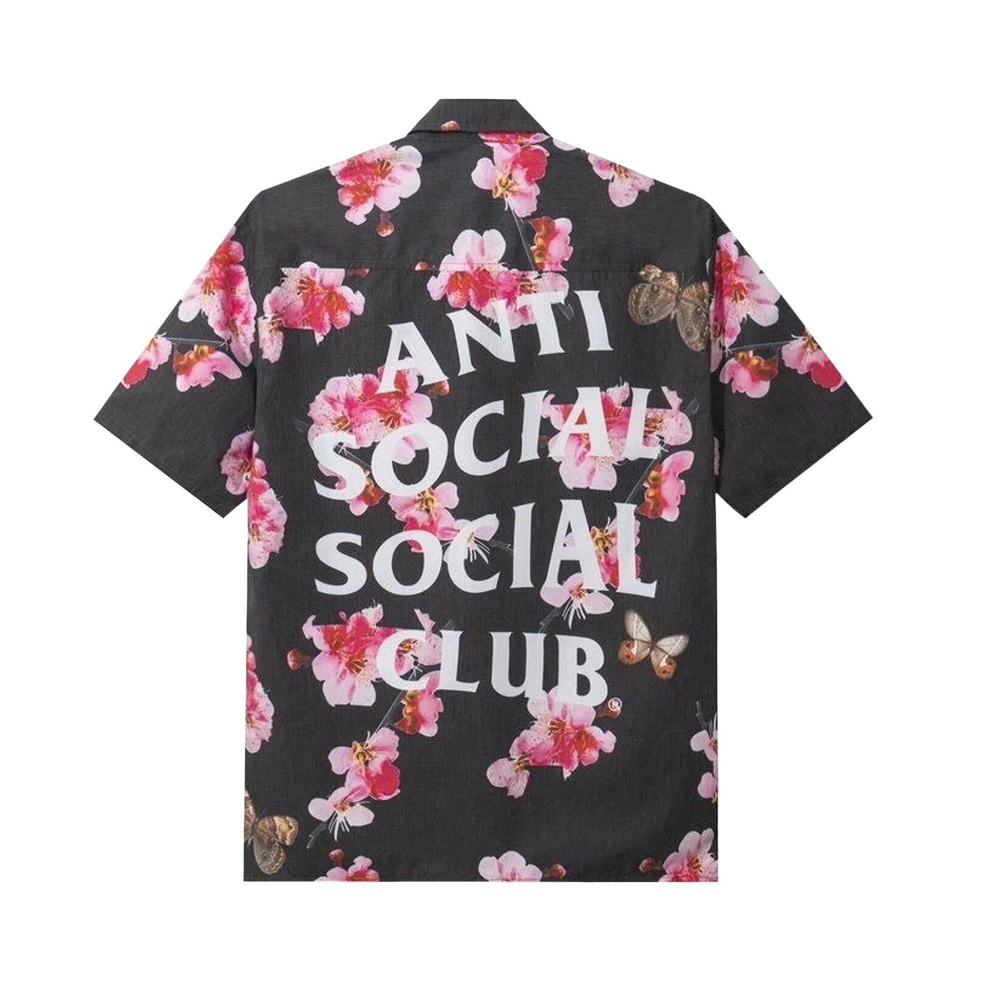 Buy Anti Social Social Club Woody Button Up 'Black' - 0657