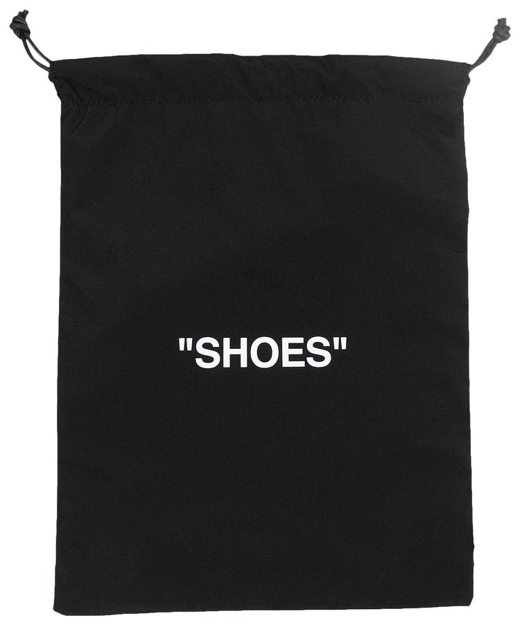 Off White Shoes Drawstring Bag BlackWhite