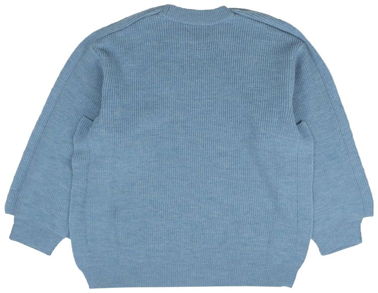 Ambush Fin Knit Pullover Sweater Blue