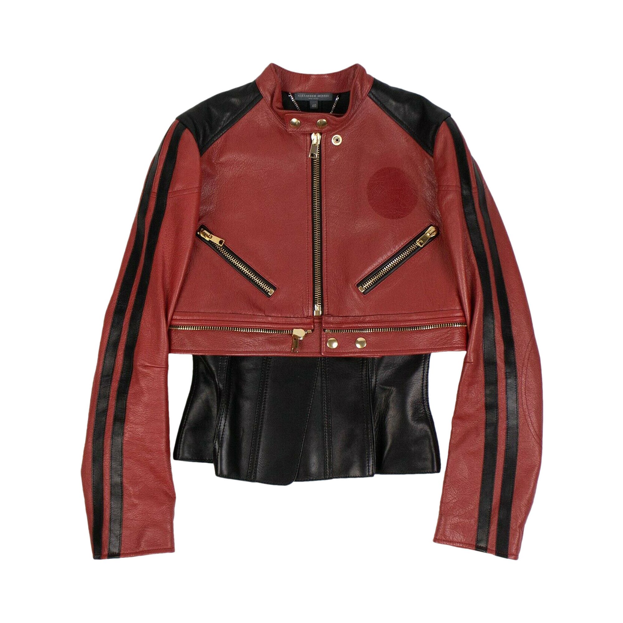 Alexander mcqueen sales peplum biker jacket