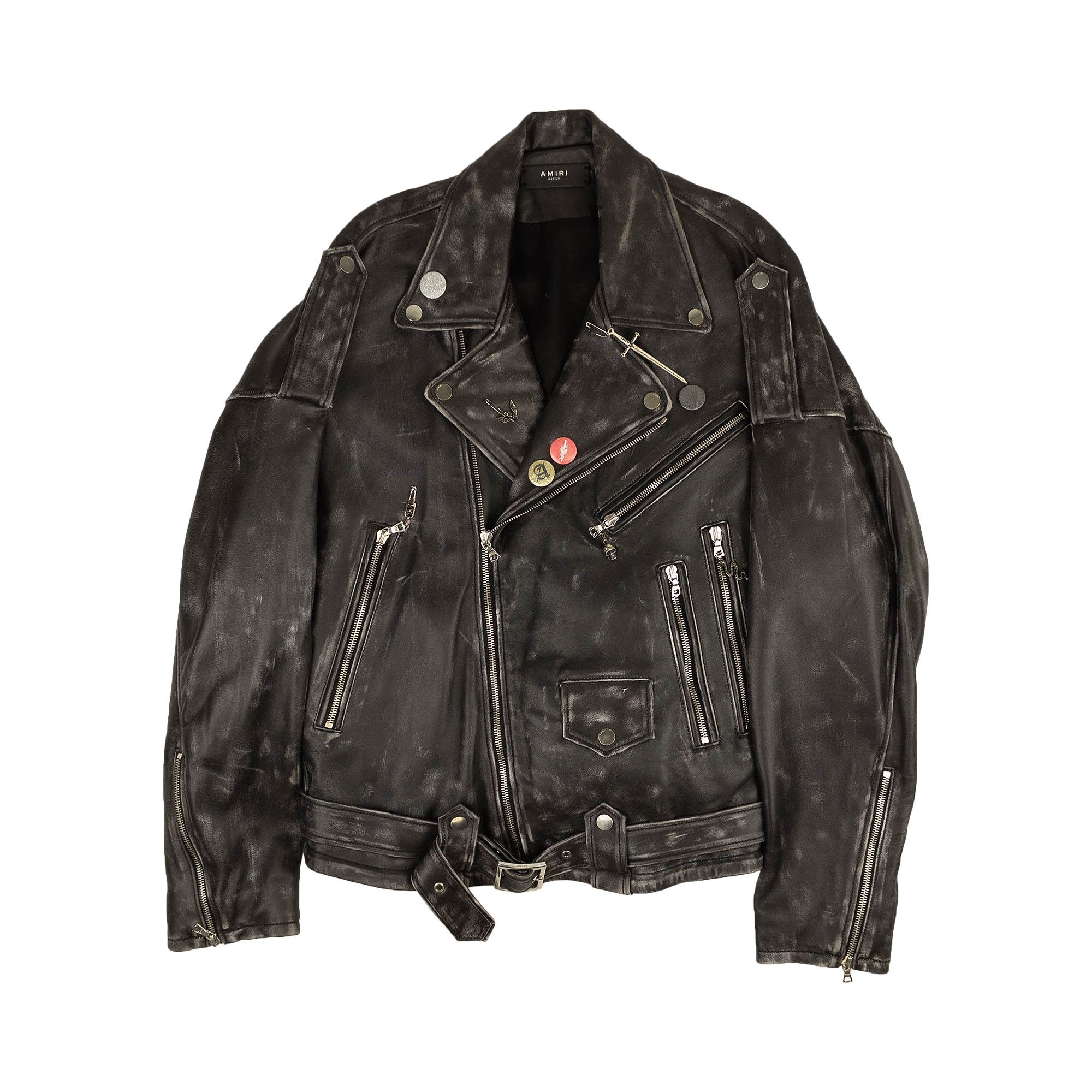 Buy Amiri Lost Boys Vintage Biker Jacket Black WOBIK LBLBLK BLAC GOAT CA