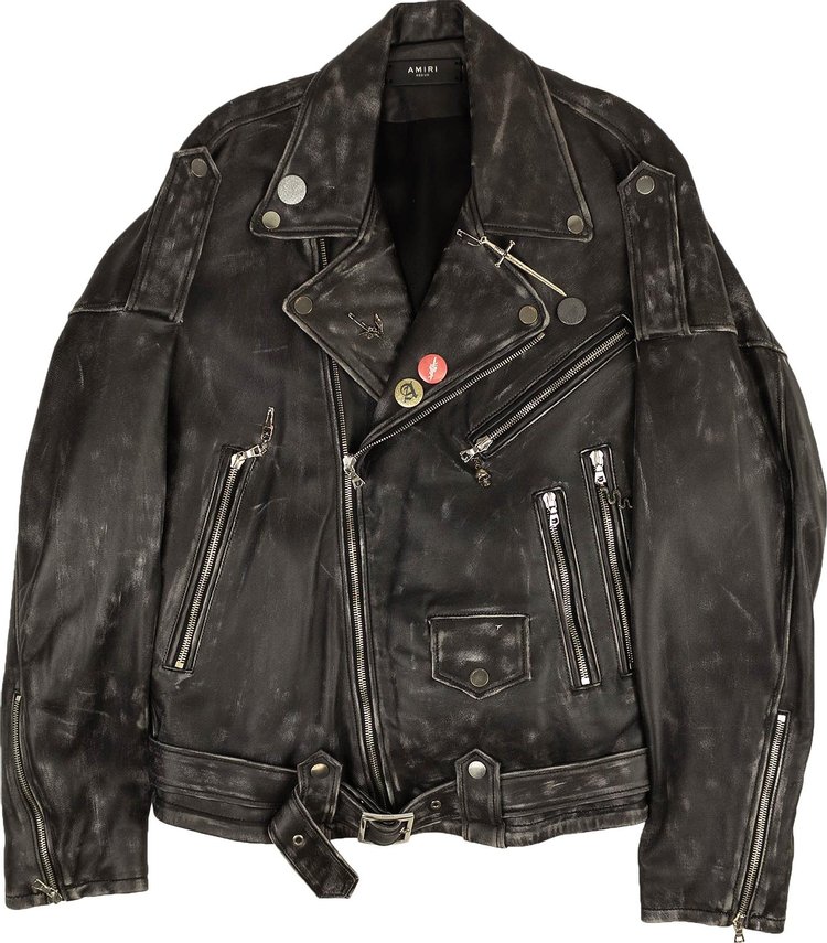 Amiri Lost Boys Vintage Biker Jacket 'Black'