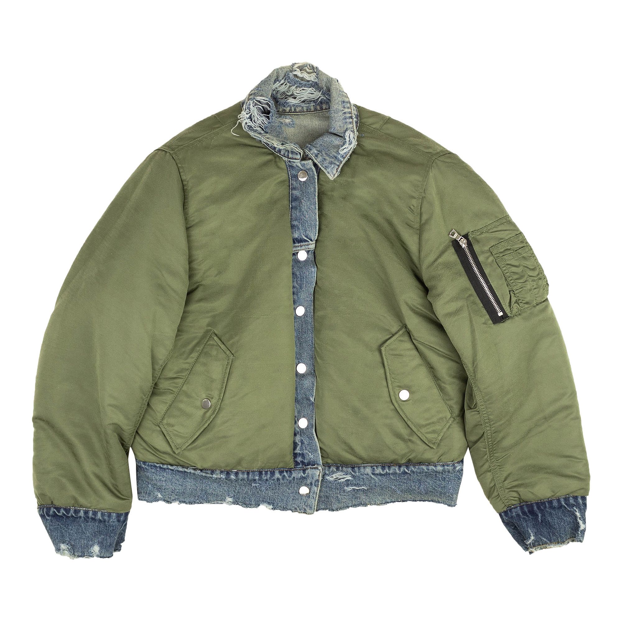 Amiri bomber denim jacket deals