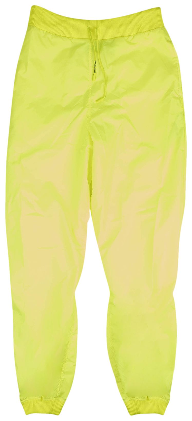 Off White High Waisted Trousers Neon Yellow