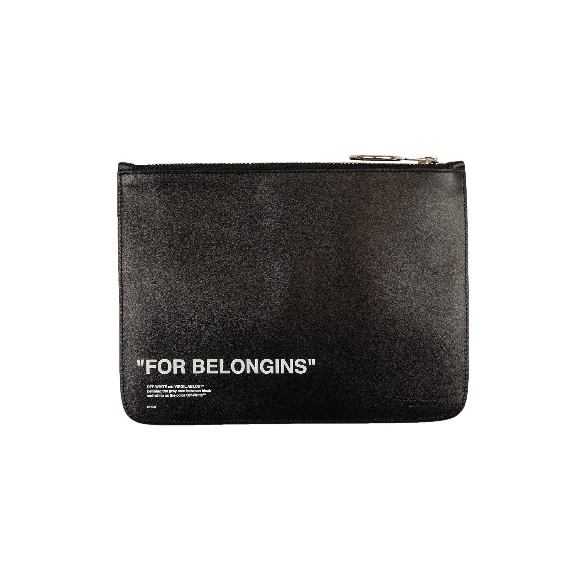 Off white for belongings pouch hot sale