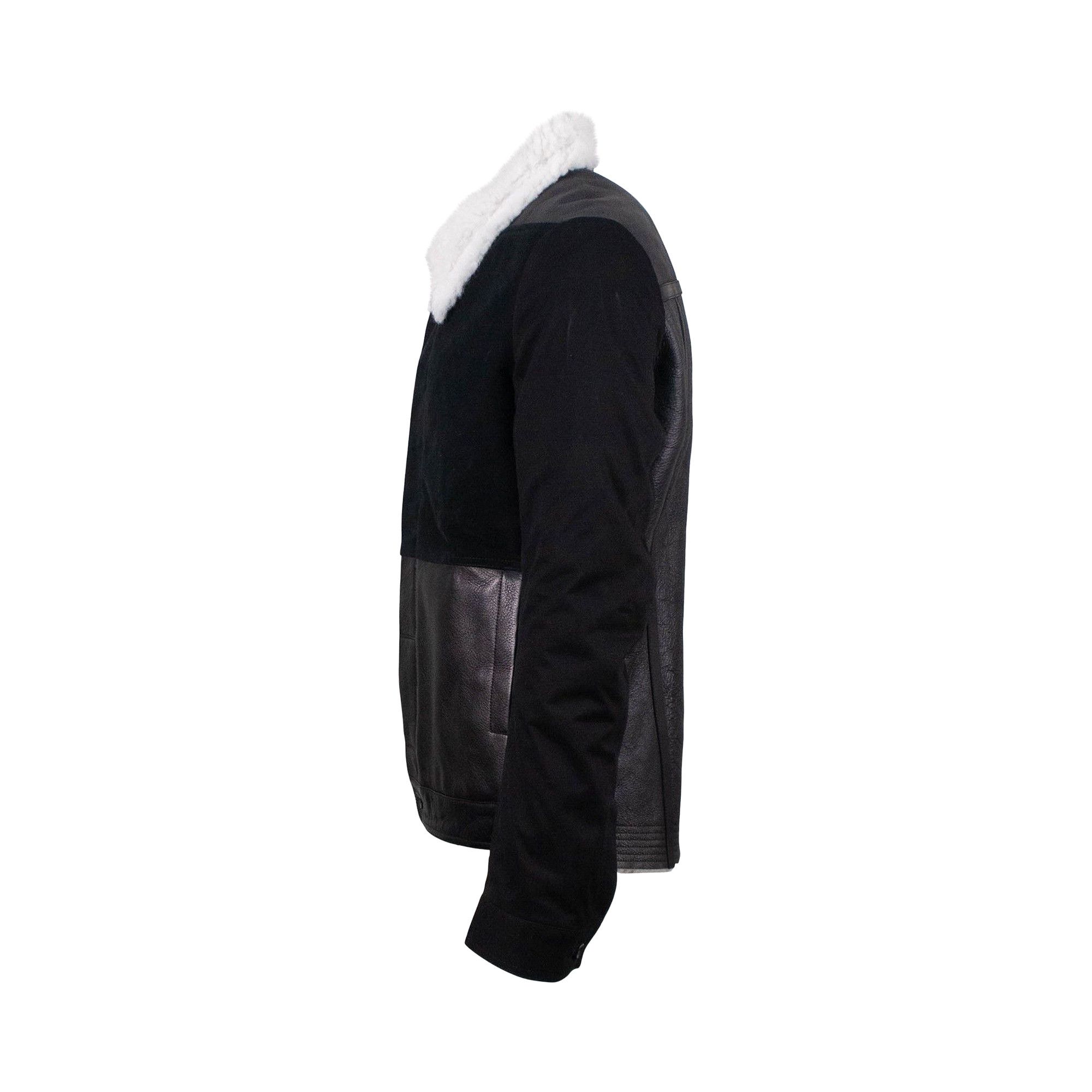 関税送料込★RICK OWENS☆Masto Shearling ケープ Buy Rick Owens Sliced Worker Shearling Jacket 'Black