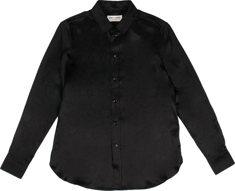 Saint Laurent Silk Classic Blouse Shirt 'Black'